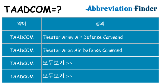 taadcom 대 한 무엇을 서가