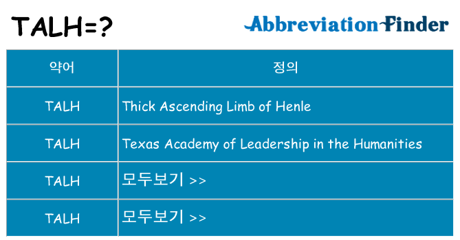 talh 대 한 무엇을 서가