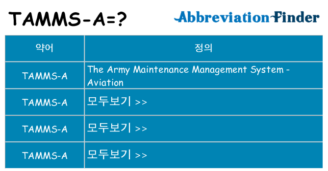 tamms-a 대 한 무엇을 서가