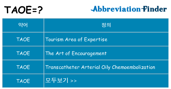 taoe 대 한 무엇을 서가