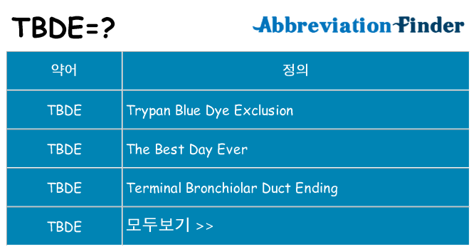 tbde 대 한 무엇을 서가