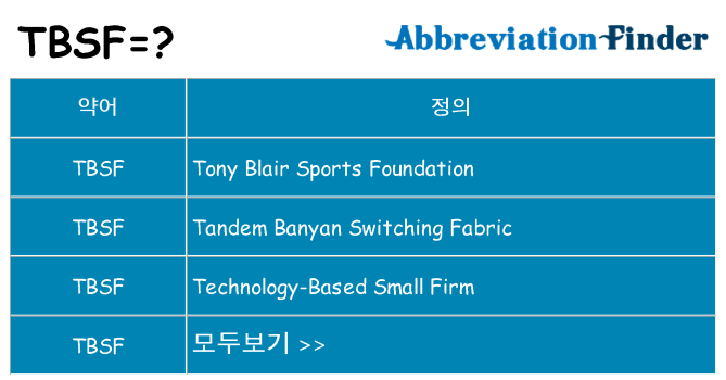 tbsf 대 한 무엇을 서가