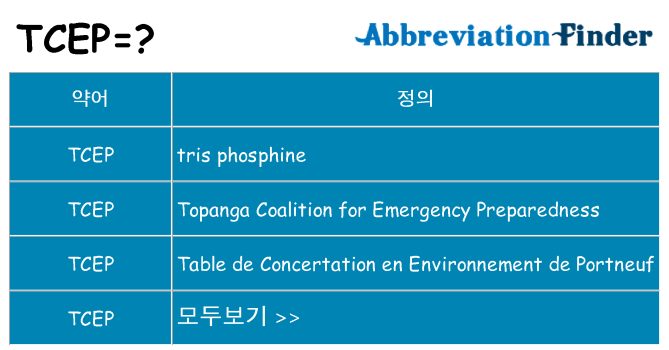 tcep 대 한 무엇을 서가