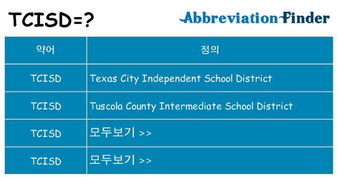tcisd 대 한 무엇을 서가