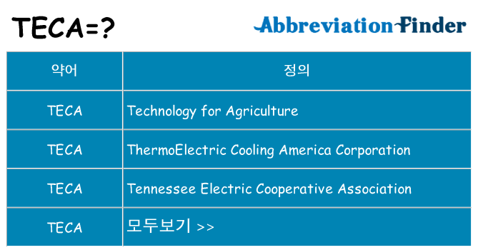 teca 대 한 무엇을 서가