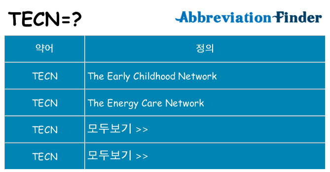 tecn 대 한 무엇을 서가