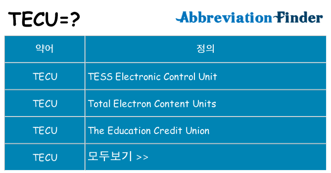 tecu 대 한 무엇을 서가