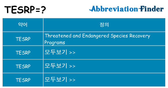 tesrp 대 한 무엇을 서가