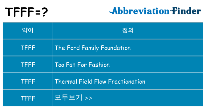 tfff 대 한 무엇을 서가