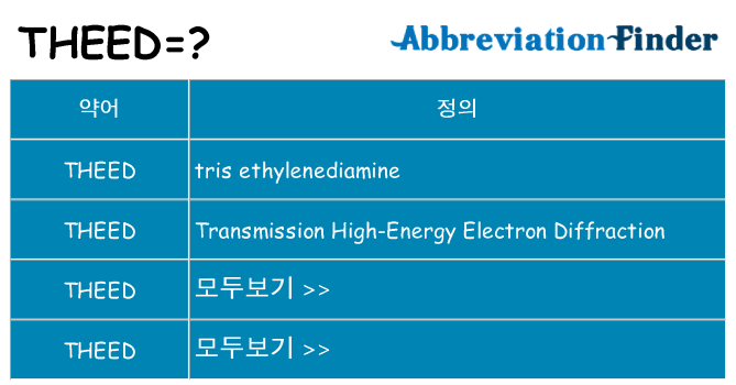 theed 대 한 무엇을 서가
