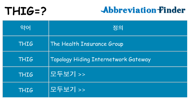 thig 대 한 무엇을 서가
