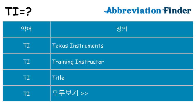 ti 대 한 무엇을 서가