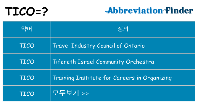 tico 대 한 무엇을 서가
