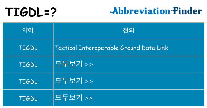 tigdl 대 한 무엇을 서가