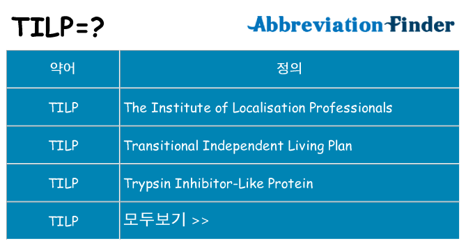 tilp 대 한 무엇을 서가