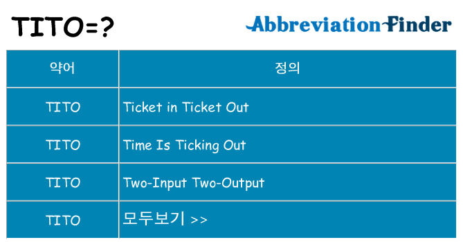 tito 대 한 무엇을 서가