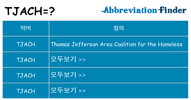 tjach 대 한 무엇을 서가