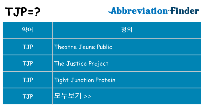 tjp 대 한 무엇을 서가