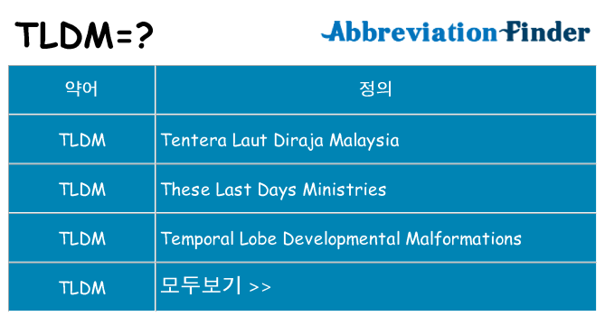 tldm 대 한 무엇을 서가