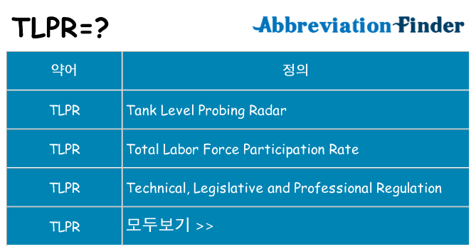 tlpr 대 한 무엇을 서가