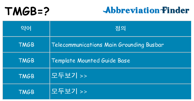 tmgb 대 한 무엇을 서가