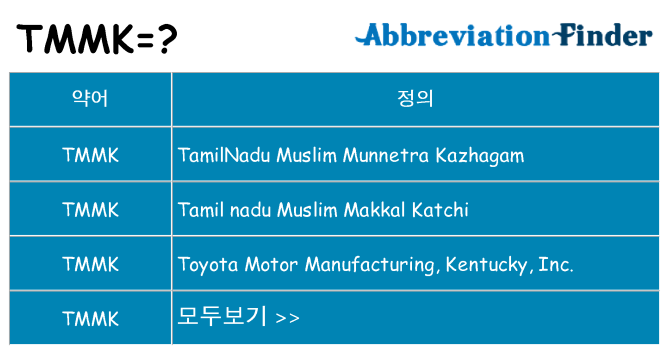 tmmk 대 한 무엇을 서가