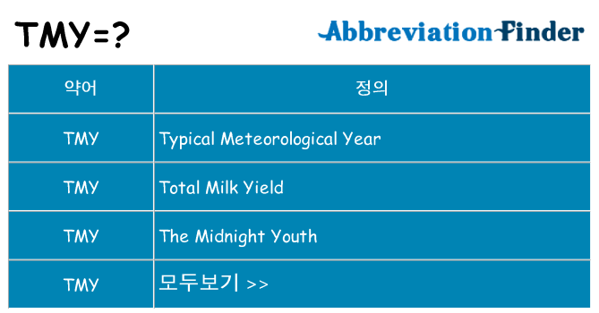 tmy 대 한 무엇을 서가