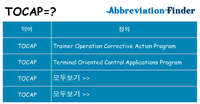 tocap 대 한 무엇을 서가