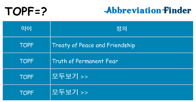 topf 대 한 무엇을 서가