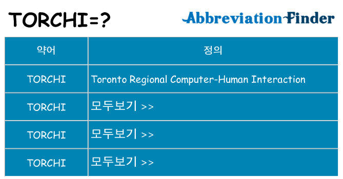 torchi 대 한 무엇을 서가