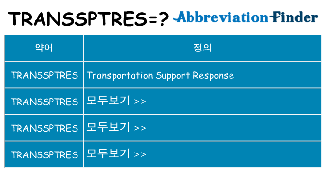 transsptres 대 한 무엇을 서가