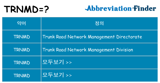 trnmd 대 한 무엇을 서가