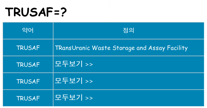 trusaf 대 한 무엇을 서가