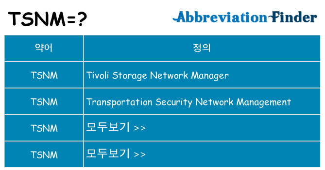 tsnm 대 한 무엇을 서가