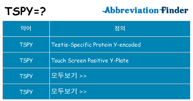 tspy 대 한 무엇을 서가