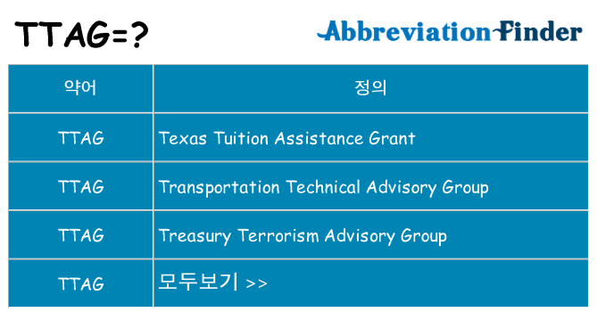 ttag 대 한 무엇을 서가
