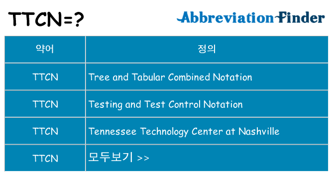 ttcn 대 한 무엇을 서가