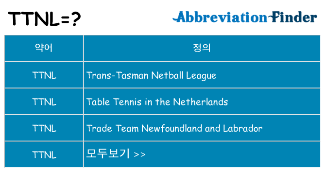 ttnl 대 한 무엇을 서가
