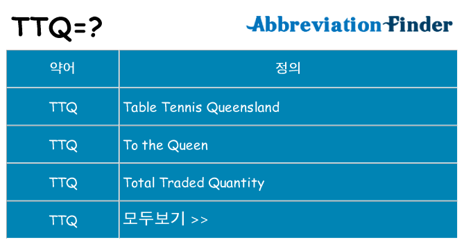 ttq 대 한 무엇을 서가