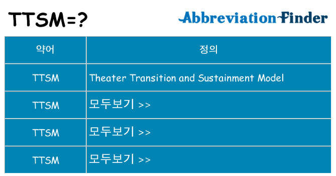 ttsm 대 한 무엇을 서가