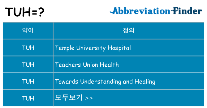 tuh 대 한 무엇을 서가
