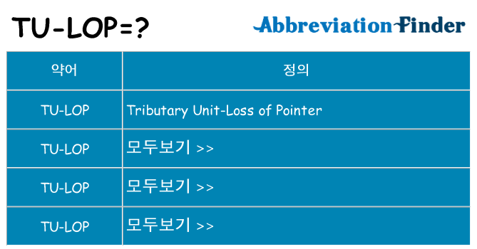 tu-lop 대 한 무엇을 서가