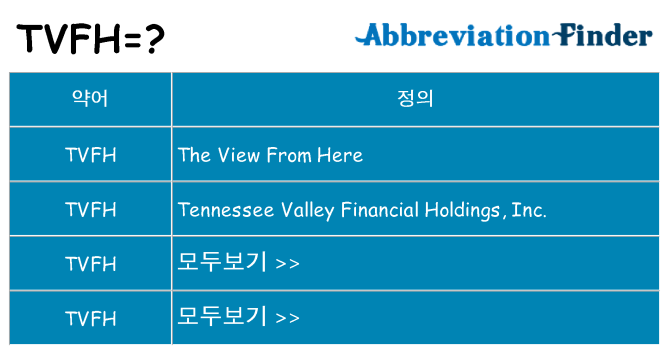 tvfh 대 한 무엇을 서가
