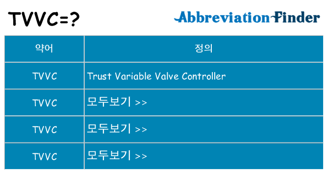 tvvc 대 한 무엇을 서가