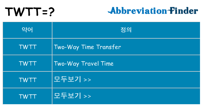 twtt 대 한 무엇을 서가
