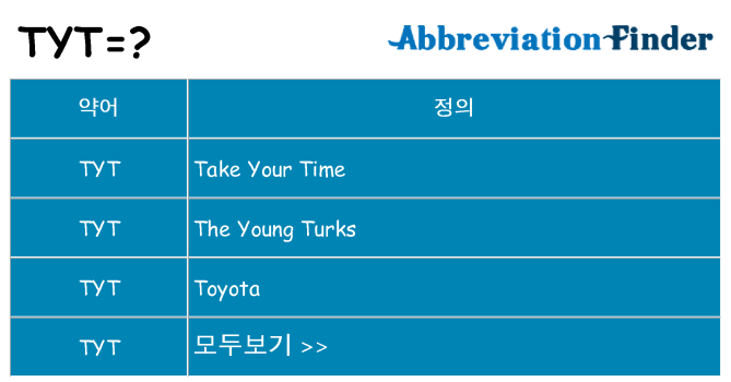 tyt 대 한 무엇을 서가