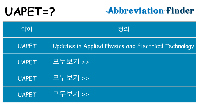 uapet 대 한 무엇을 서가