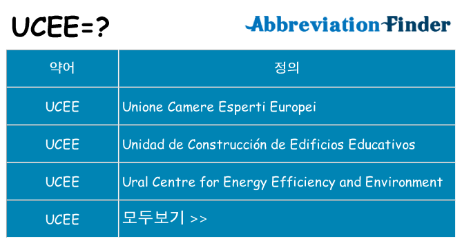ucee 대 한 무엇을 서가