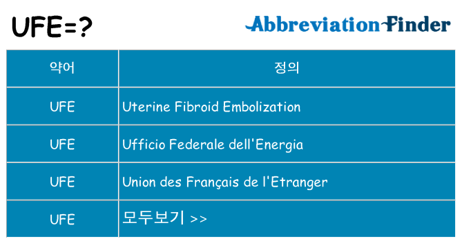 ufe 대 한 무엇을 서가