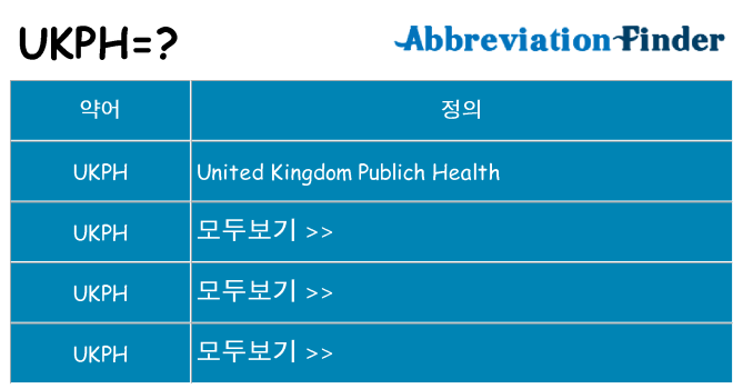 ukph 대 한 무엇을 서가